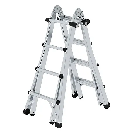 Munk  Stehleiter Gelenk-Teleskopleiter 4x4 Sprossen