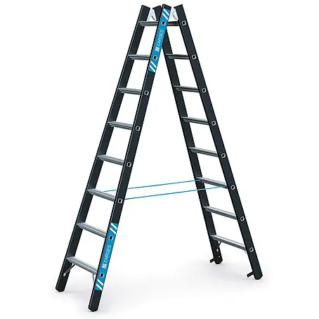 Zarges  Stehleiter SL Doppelleiter Megastep B 2x8 Stufen