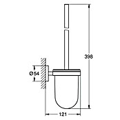 Grohe Essentials WC-Bürstengarnitur (Mit Halterung, Chrom, Glänzend)