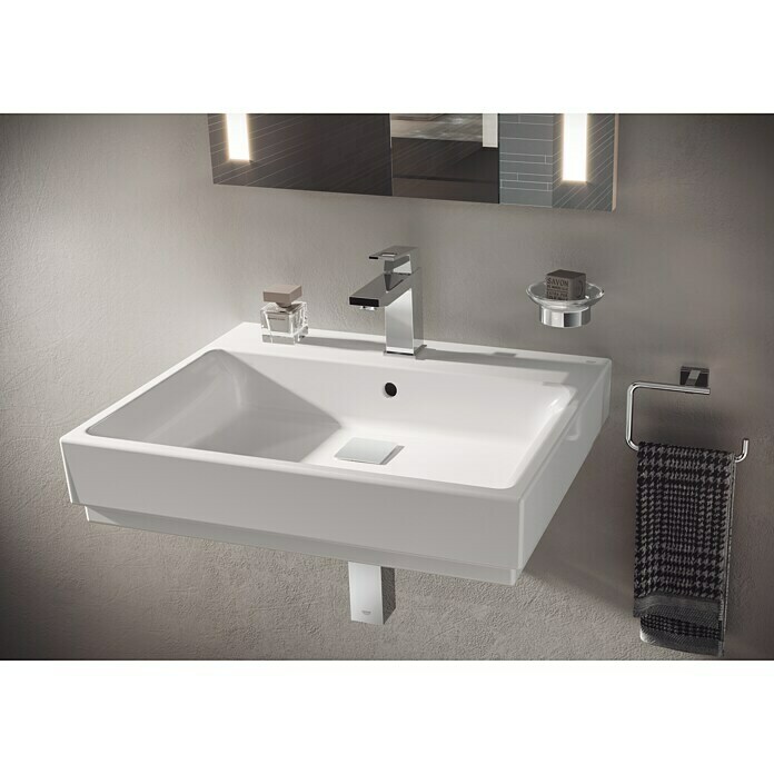 Grohe Essentials Cube Becher- & Seifenhalter (Chrom, Glänzend)