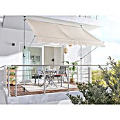 Sunfun Klemmmarkise (Beige, Breite: 2,5 m, Ausfall: 1,3 m) | BAUHAUS