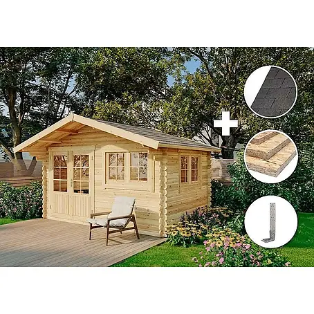 Alpholz  Gartenhaus ECO Set Gabriel 400 x 300 cm
