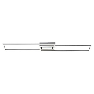 Just Light LED-Deckenleuchte Iven (40 W, L x B x H: 110 x 25 x 7 cm, Stahl, Warmweiß)