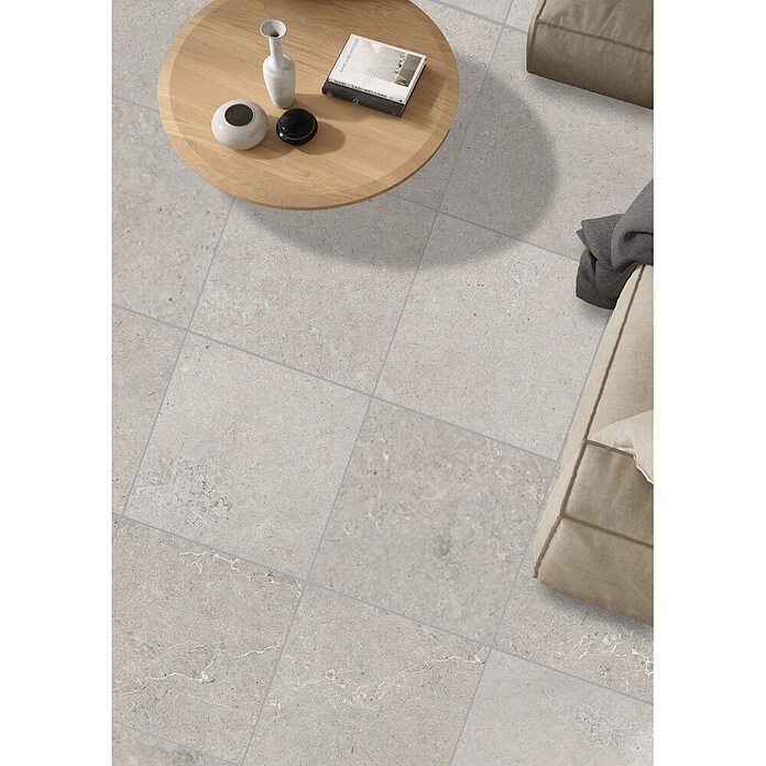 Palazzo Feinsteinzeugfliese Valdi (60 x 60 cm, Light Grey, Matt) | BAUHAUS
