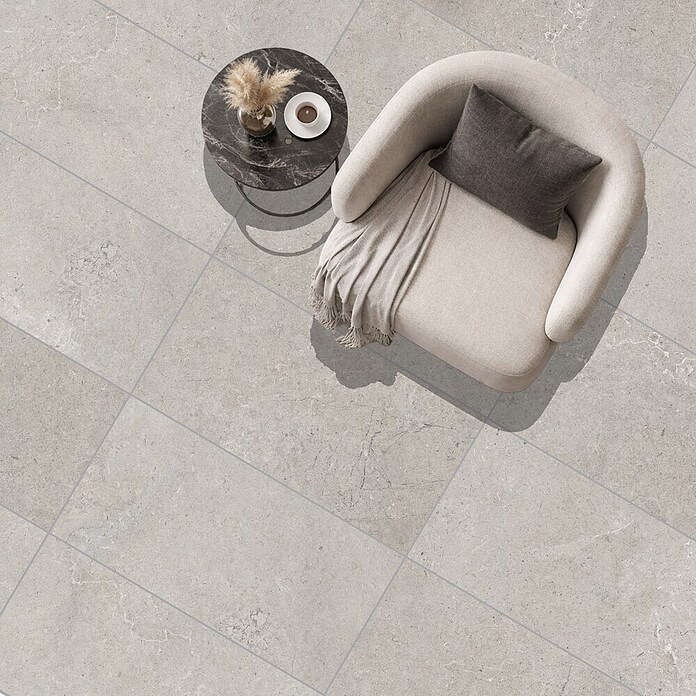 RAK Ceramics Feinsteinzeugfliese Valdi (60 x 120 cm, Light Grey, Matt) | BAUHAUS
