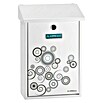 Arregui Premium Buzón de correo E-5606 (Chapa de acero, L x An x Al: 25 x 10 x 40 cm, Blanco/Negro)