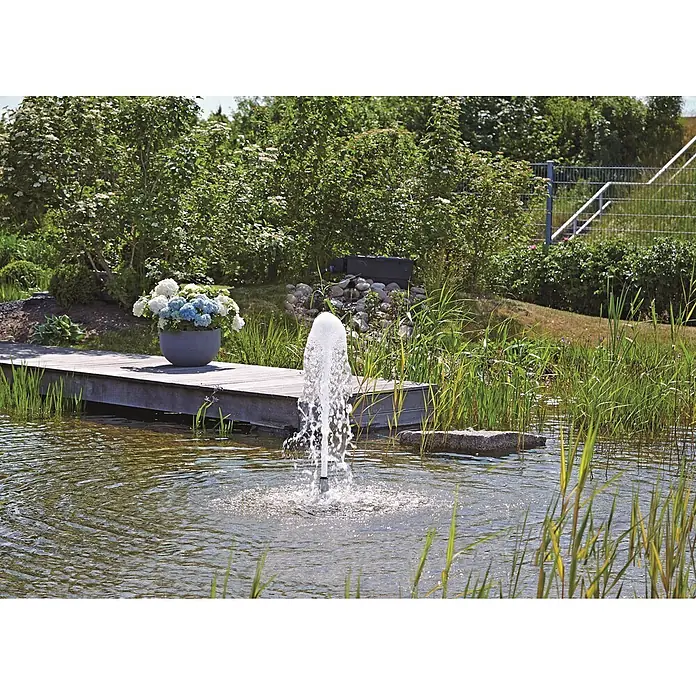 Oase Fontänenaufsatz 35-10E - Kunststoff, Passend für: Diverse Oase Wasserspielpumpen & Schwimmaggregat PondJet Eco - Wasserfontäne sprüht Wasser in einem Gartenteich als dekoratives Wasserspiel.