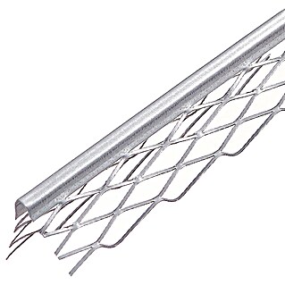 Protektor Kantenschutz für Trockenbau 25x Kantenprofil 275cm x 10mm Innenputz Silber 1007 (Silber)