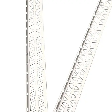 ProfileXXL  Kantenschutz für Trockenbau 2,5m Eckschutzprofil 40 x 40 x 8mm Putzschiene PVC Weiß