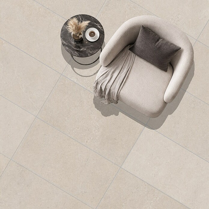 Palazzo Feinsteinzeugfliese Valdi (60 x 120 cm, White, Matt) | BAUHAUS