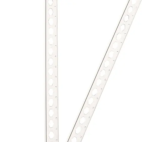 ProfileXXL  Kantenschutz für Trockenbau 2,5m Eckschutzprofil 25 x 25mm Kantenschutz Trockenbau PVC Weiß