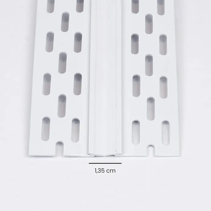 Protektor Montagezubehör für Trockenbau 25m Bewegungsfugenprofil Magic Corner Profil Weiß -  - Weißes perforiertes Profil, 1,35 cm breit.