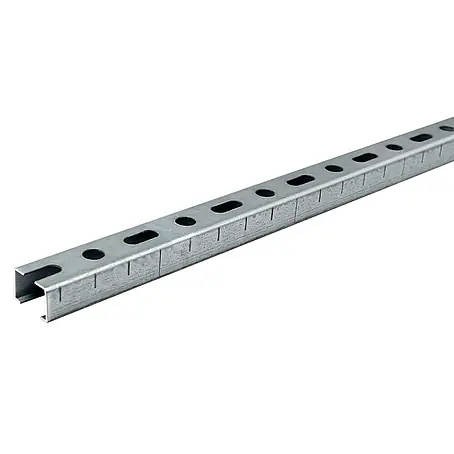 Dalsys  Montagezubehör für Trockenbau 200cm Montageschiene 27/18 Silber