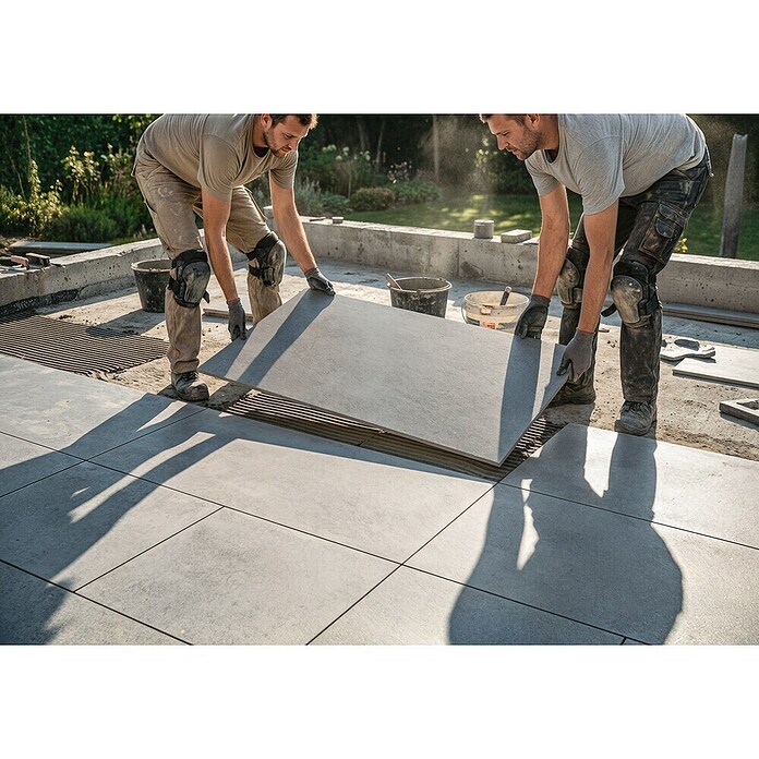 Cersanit Terrassenfliese Metropolis (59,3 x 119,3 x 2 cm, Grey, Matt) | BAUHAUS
