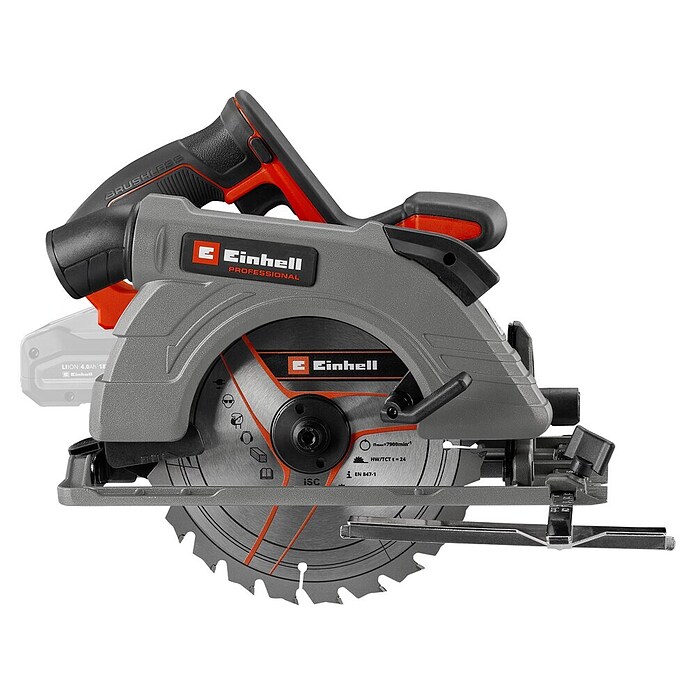 Einhell Power X-Change Akku-Handkreissäge TE-CS 18/190 Li Bl-Solo (18 V, Li-Ionen, Ohne Akku, Leerlaufdrehzahl: 0 U/min - 3.800 U/min)