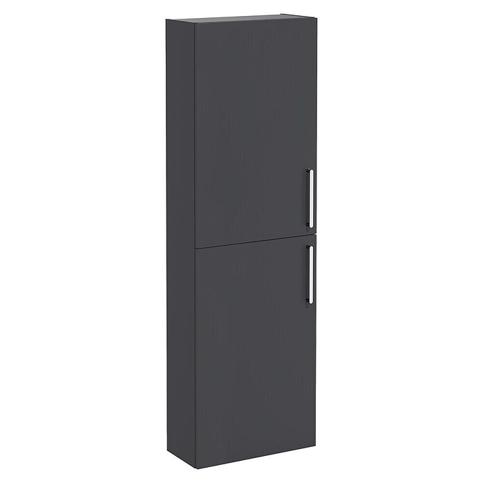 VitrA Bad-Hochschrank Root Flat (B x T x H: 57 x 27 x 180 cm, Anthrazit) | BAUHAUS