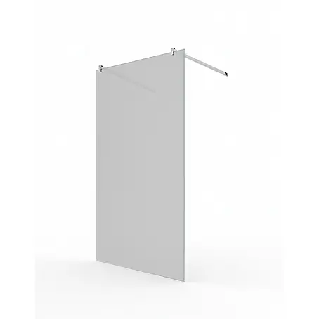 Glaszentrum Hagen  Duschwand LoLa 138x200 cm Walk in Duschwand Satin