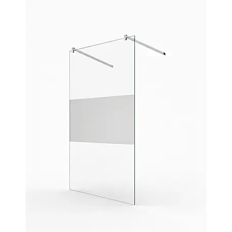Glaszentrum Hagen  Duschwand Glaszentrum Hagen Eva 138x200 cm 10mm Duschwand Satin-M