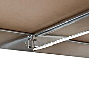 Schulte Schwerlastregal (H x B x T: 180 x 160 x 60 cm, Traglast pro Boden: 250 kg, Anzahl Böden: 4 Stk., Stecken, Silber) | BAUHAUS