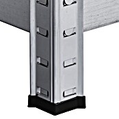 Schulte Schwerlastregal (H x B x T: 180 x 160 x 60 cm, Traglast pro Boden: 250 kg, Anzahl Böden: 4 Stk., Stecken, Silber) | BAUHAUS