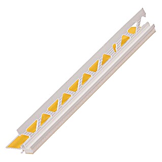 Protektor Kantenschutz für Trockenbau 40x Anputzleiste 260cm x 9mm PVC Schutzlippe Innen- und Außenputz (Weiß)