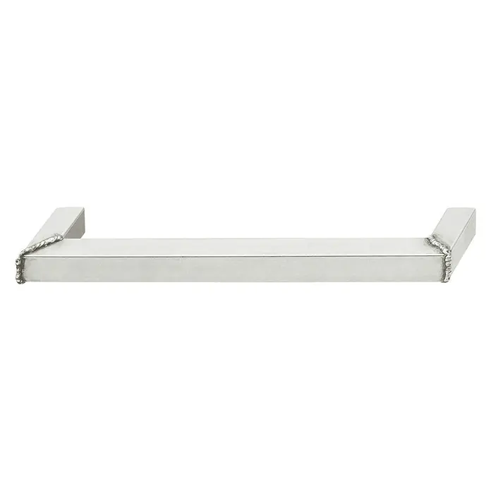 Häfele Tirador para muebles 100.45.027 - L x An x Al: 20,7 x 3,9 x 1,5 cm - Toallero metálico plateado con uniones soldadas, ideal para baños modernos.
