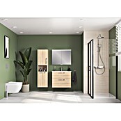 VitrA Bad-Hochschrank Root Flat (B x T x H: 42 x 36 x 155 cm, Eiche Natur, DIN Anschlag: Links) | BAUHAUS