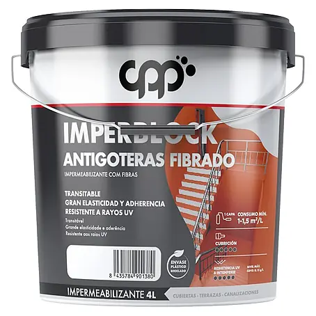 CPP  Impermeabilizante fibrado Imperblock