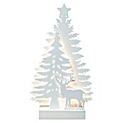 Tween Light Luz de Navidad LED Abetos y renos (0,06 W, Blanco, 21 x 7 x 35 cm, Funciona con pilas)