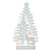 Tween Light Luz de Navidad LED Abetos y renos (0,06 W, Blanco, 21 x 7 x 35 cm, Funciona con pilas)