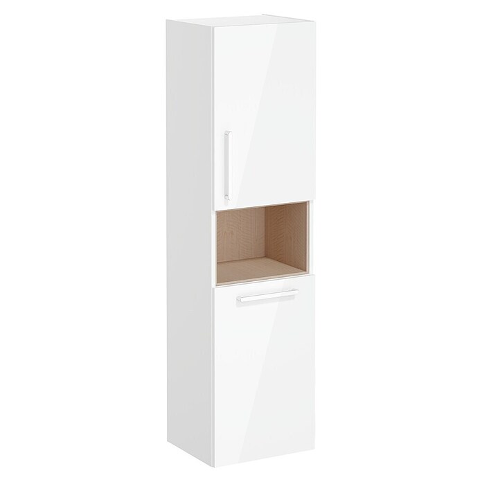 VitrA Bad-Hochschrank Root Flat (B x T x H: 42 x 36 x 155 cm, Weiß, DIN Anschlag: Rechts) | BAUHAUS