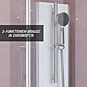 GEO Komplettdusche Alicante (Silber) | BAUHAUS