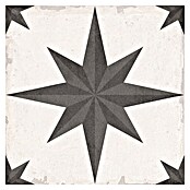 Feinsteinzeugfliese Chez Coco (24,8 x 24,8 cm, Weiß/Grau, Matt) | BAUHAUS