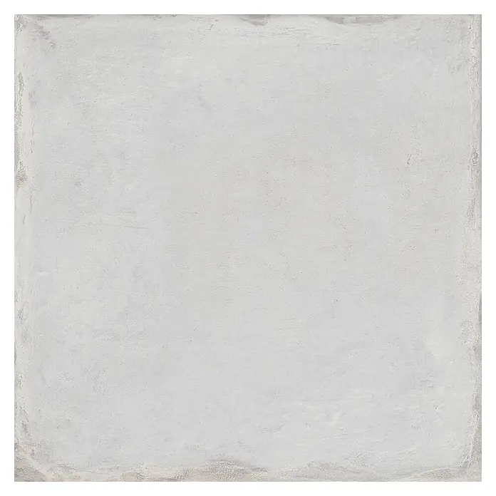Feinsteinzeugfliese Triana - 24,8 x 24,8 cm, Gris, Matt - Hellgraue quadratische strukturierte Fliese mit dezent dunkleren Kanten.