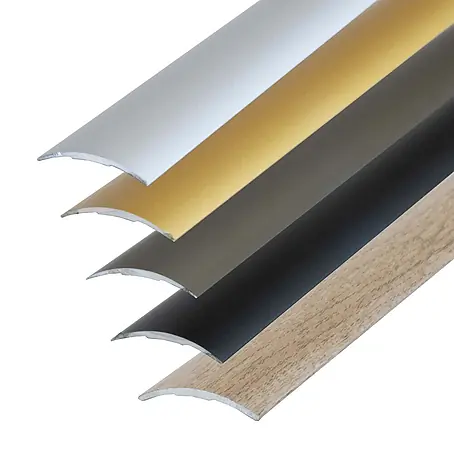 Dalsys  Abschlussleiste 93cm Übergangsleiste selbstklebend 37mm Gold
