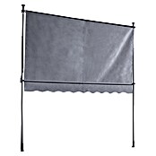Sunfun Klemmmarkise / Senkrechtmarkise (Anthrazit, Breite: 2,5 m, Ausfall: 1,3 m) | BAUHAUS