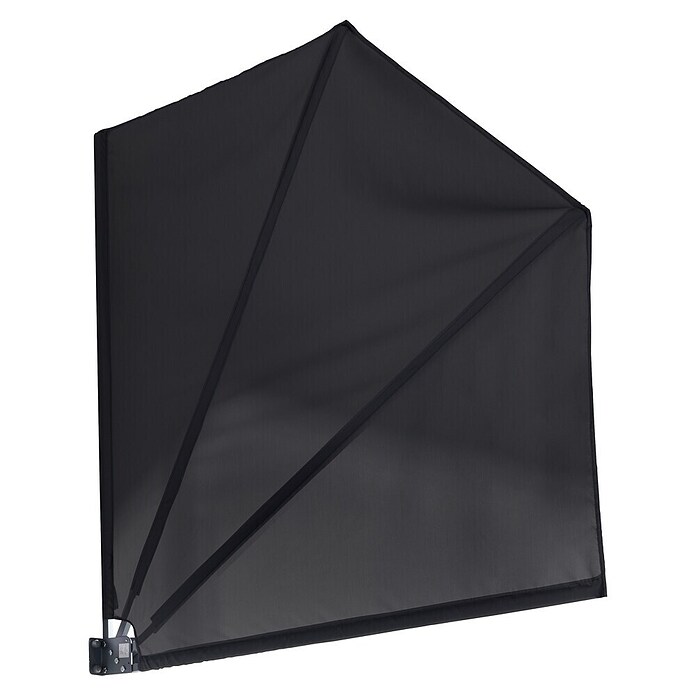 Sunfun Balkonfächer (Anthrazit, 1,4 x 1,4 m)