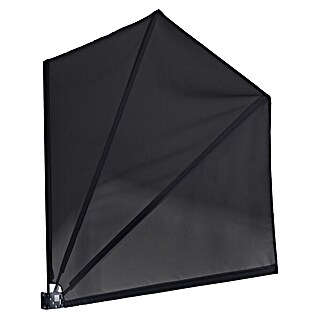 Sunfun Balkonfächer (Anthrazit, 1,4 x 1,4 m)