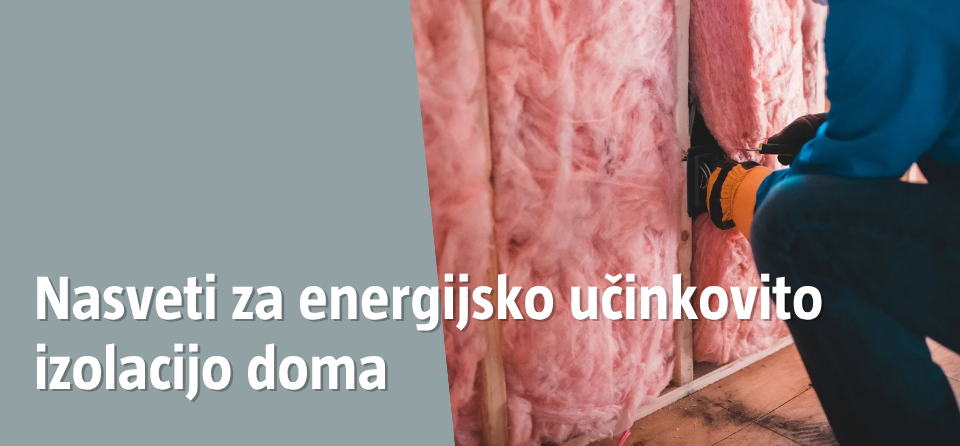 Pripravljanje debele izolacije.