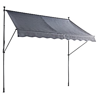 Sunfun Tenda s nosačem (Siva, Širina: 2,5 m, Izvlačenje: 1,3 m)