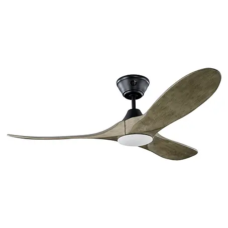 Vam  Deckenventilator Energiespar Deckenventilator KOA LED schwarz grey-washed 132 cm