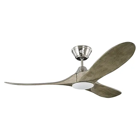 Vam  Deckenventilator Energiespar Deckenventilator KOA LED Nickel grey-washed 132 cm