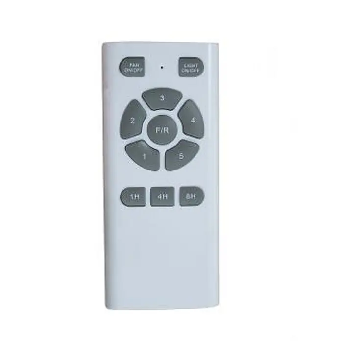 Vam Deckenventilator Energiespar Deckenventilator EMPIRE LED weiß 153 cm - Weiß, 1.530 mm, 37 W - Weiße Fernbedienung mit grauen Tasten für Deckenventilator und Licht, mit Geschwindigkeits-, Richtungs- und Timer-Funktionen.