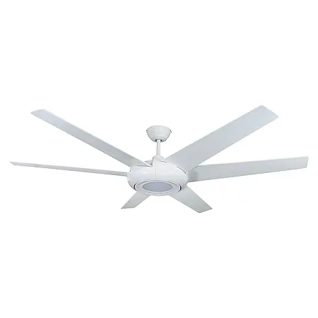 Vam  Deckenventilator Energiespar Deckenventilator EMPIRE LED weiß 153 cm