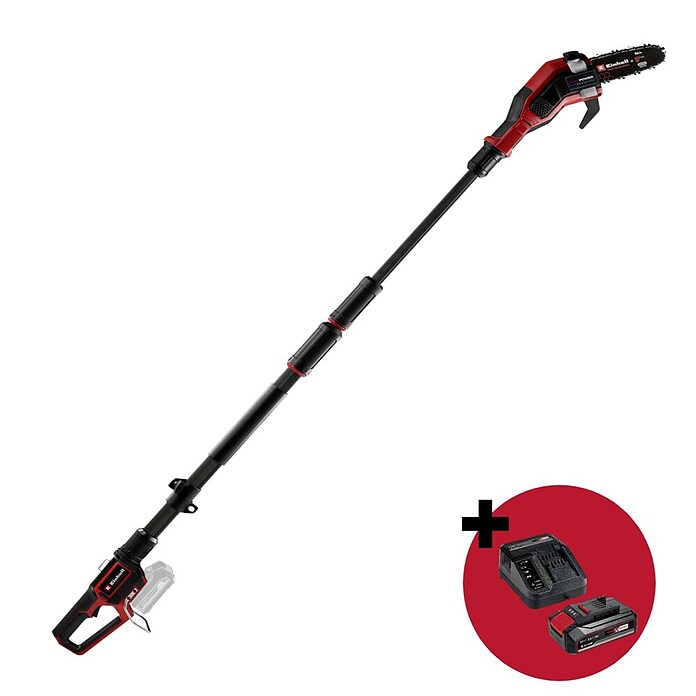 Einhell PXC 18V Set orodij  (Akumulatorska majhna teleskopska verižna žaga GP-LC 18/20 Li T BL-Solo + Starter set) | Akumulatorski višinski obrezovalniki | Višinski obrezovalniki | Verižne žage | Vrtni stroji in orodja | Vrt in prosti čas | Izdelki | BAUHAUS