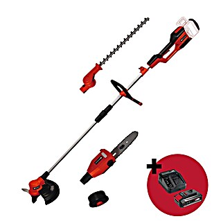 Einhell PXC 18V Set orodij (Večnamensko vrtno orodje GE-LM 36/4in1 Li-Solo + Starter set)