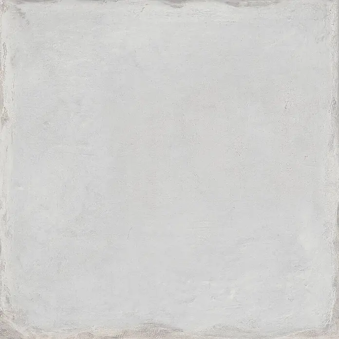 Feinsteinzeugfliese Triana - 24,8 x 24,8 cm, Gris, Matt - Hellgraue, strukturierte Fliese mit leicht dunkleren, unregelmäßigen Kanten.