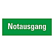 Pickup Fluchtwegschild (Motiv: Notausgang, L x B: 33 x 12 cm)