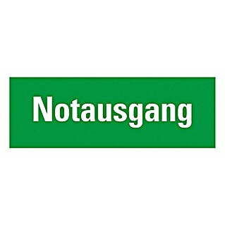 Pickup Fluchtwegschild (Motiv: Notausgang, L x B: 33 x 12 cm)