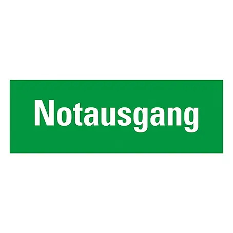 Pickup  Fluchtwegschild